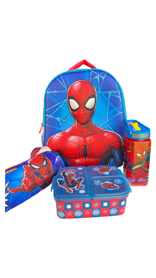 Mochila Spiderman 3D Y accesorios