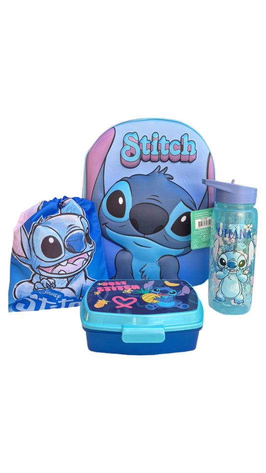 Mochila Stitch 3D Y Accesorios
